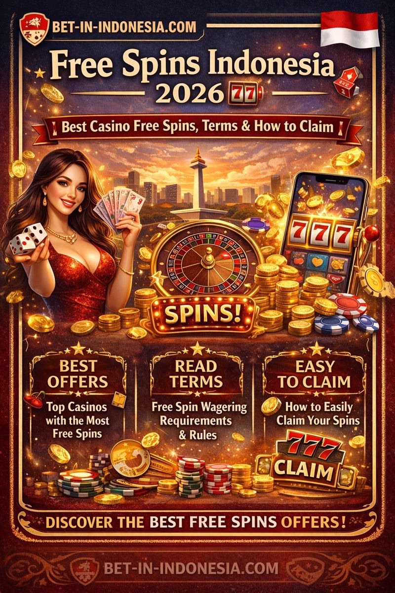 Free Spins Indonesia 2026 Best Casino Free Spins Deals, Rules & Safe Tips