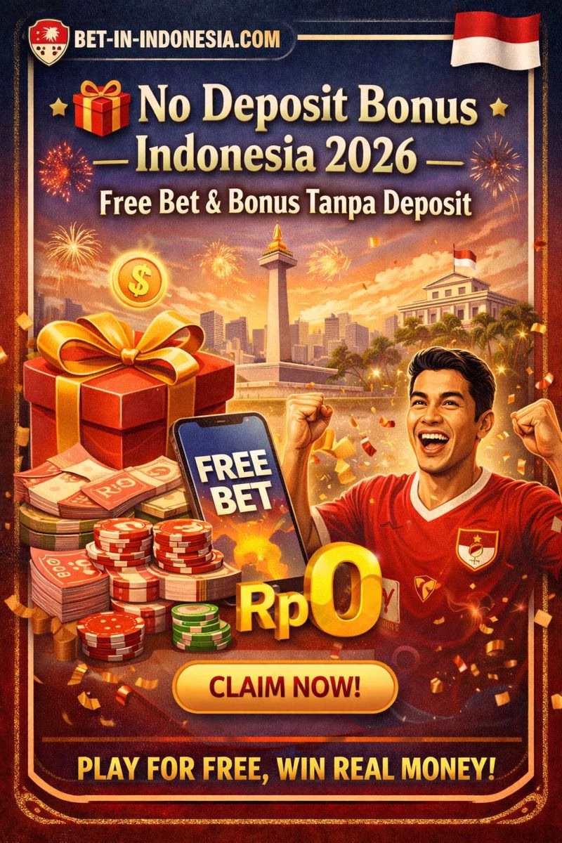 No Deposit Bonus Indonesia 2026 – Free Bet & Bonus Tanpa Deposit 🇮🇩
