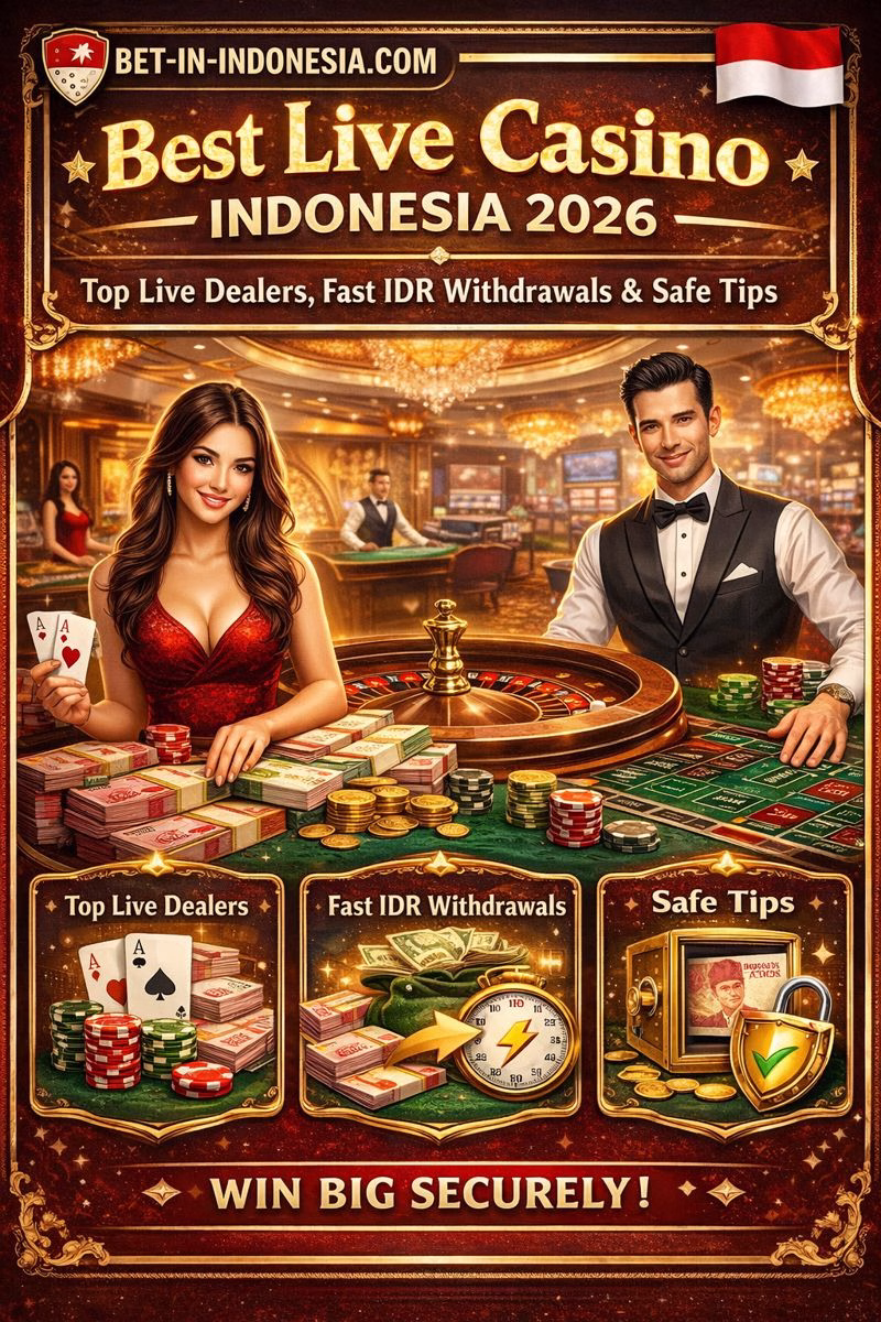 Live Casino Indonesia 2026 🇮🇩 Best Live Dealers, Games, Bonuses