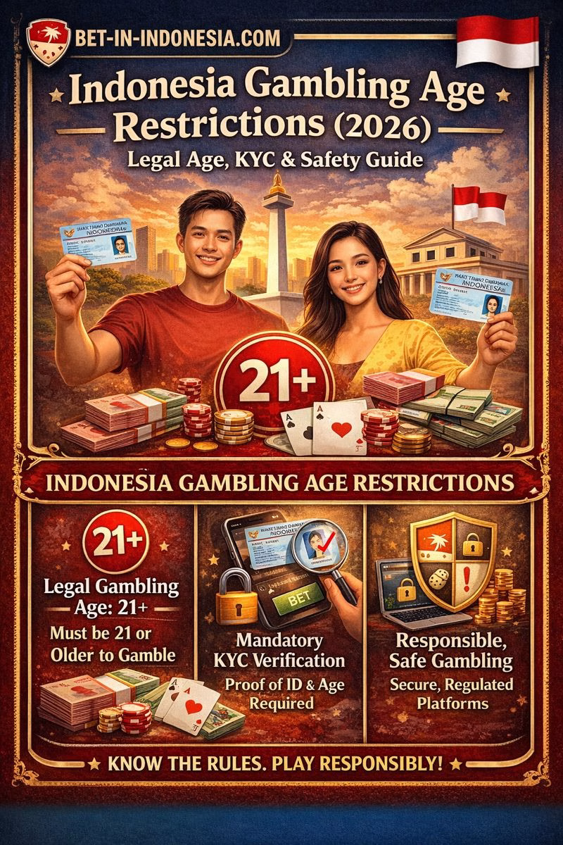 Indonesia Gambling Age Restrictions (2026) Legal Age, KYC & Underage Protection