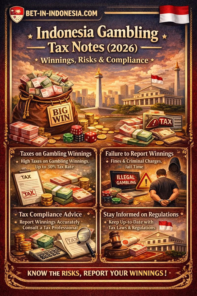 Gambling Tax Notes in Indonesia (2026): Winnings, Risks & Compliance 🇮🇩