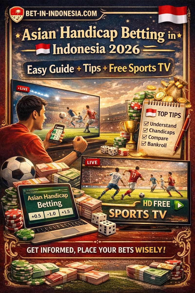 Asian Handicap Betting Indonesia 2026 🇮🇩 + Tips + Free Sports TV