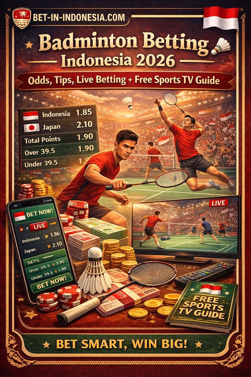 Badminton Betting Indonesia 2026 | Odds, Tips, Live Betting + Free Sports TV Guide 🇮🇩