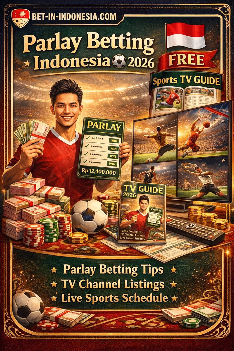 Parlay Betting Indonesia 2026 | How Parlays Work + Free Sports TV Guide (Gratis)
