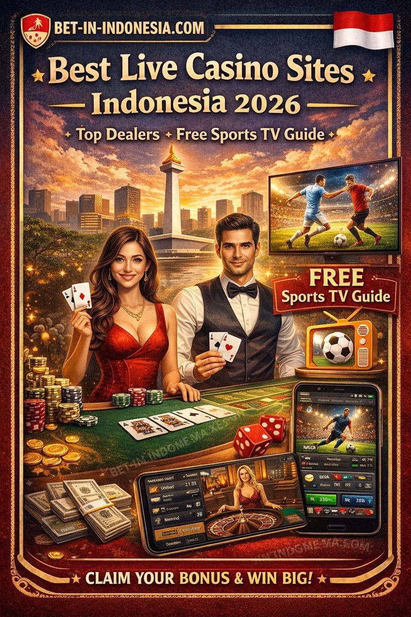 Best Live Casino Sites Indonesia 2026 🇮🇩 (Live Dealers) + Free Sports TV Guide