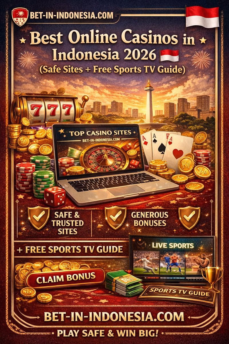 Best Online Casinos in Indonesia 2026 – Safe Sites, Fast Withdrawals + Free Sports TV Guide