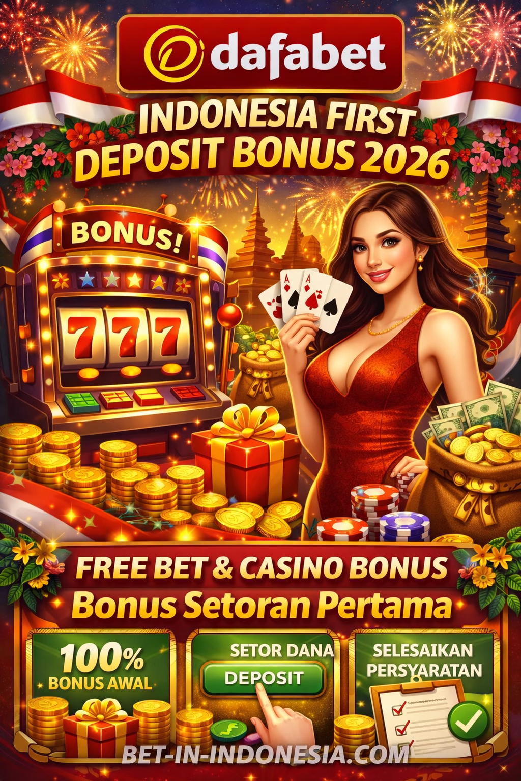 Dafabet Indonesia First Deposit Bonus 2026 ๐ Free Bet & Casino Online Indonesia
