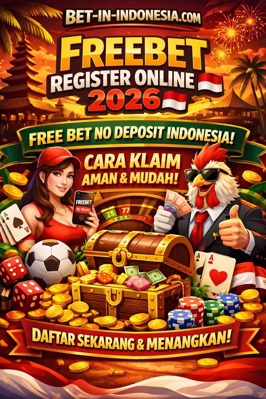 Freebet Register Online 2026 Free Bet No Deposit Indonesia Guide