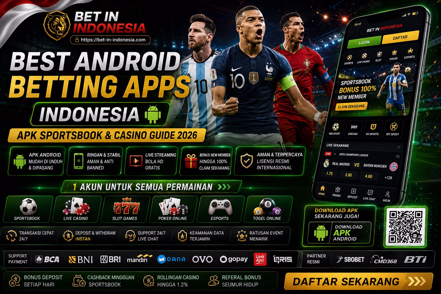 Best Android Betting Apps Indonesia – Sportsbook APK & Mobile Casino Guide 2026