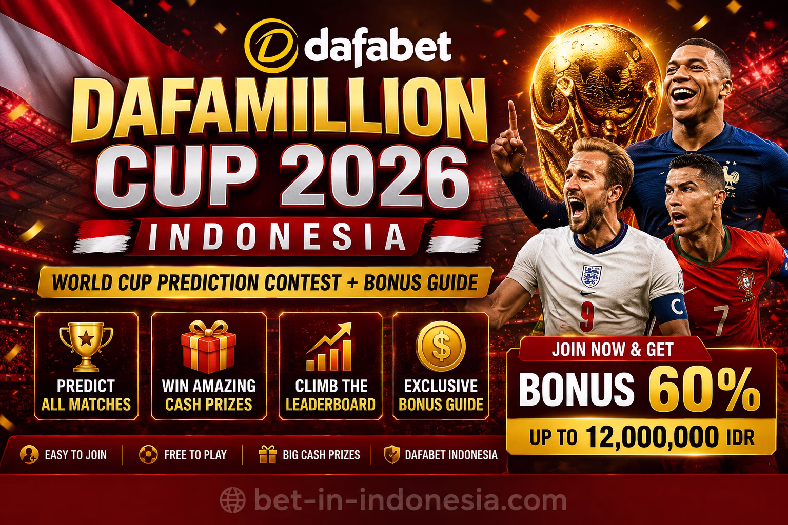 DAFAMILLION Cup 2026 Indonesia World Cup Prediction Contest + Panduan Hadiah Rp 1,75 M