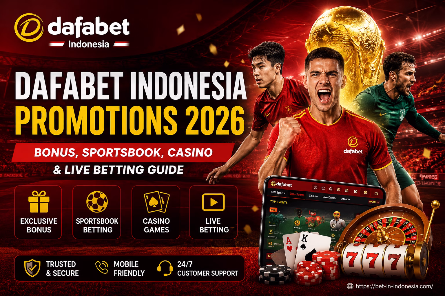 Dafabet Indonesia Promotions 2026 Bonus, Sportsbook, Casino & Panduan Promo