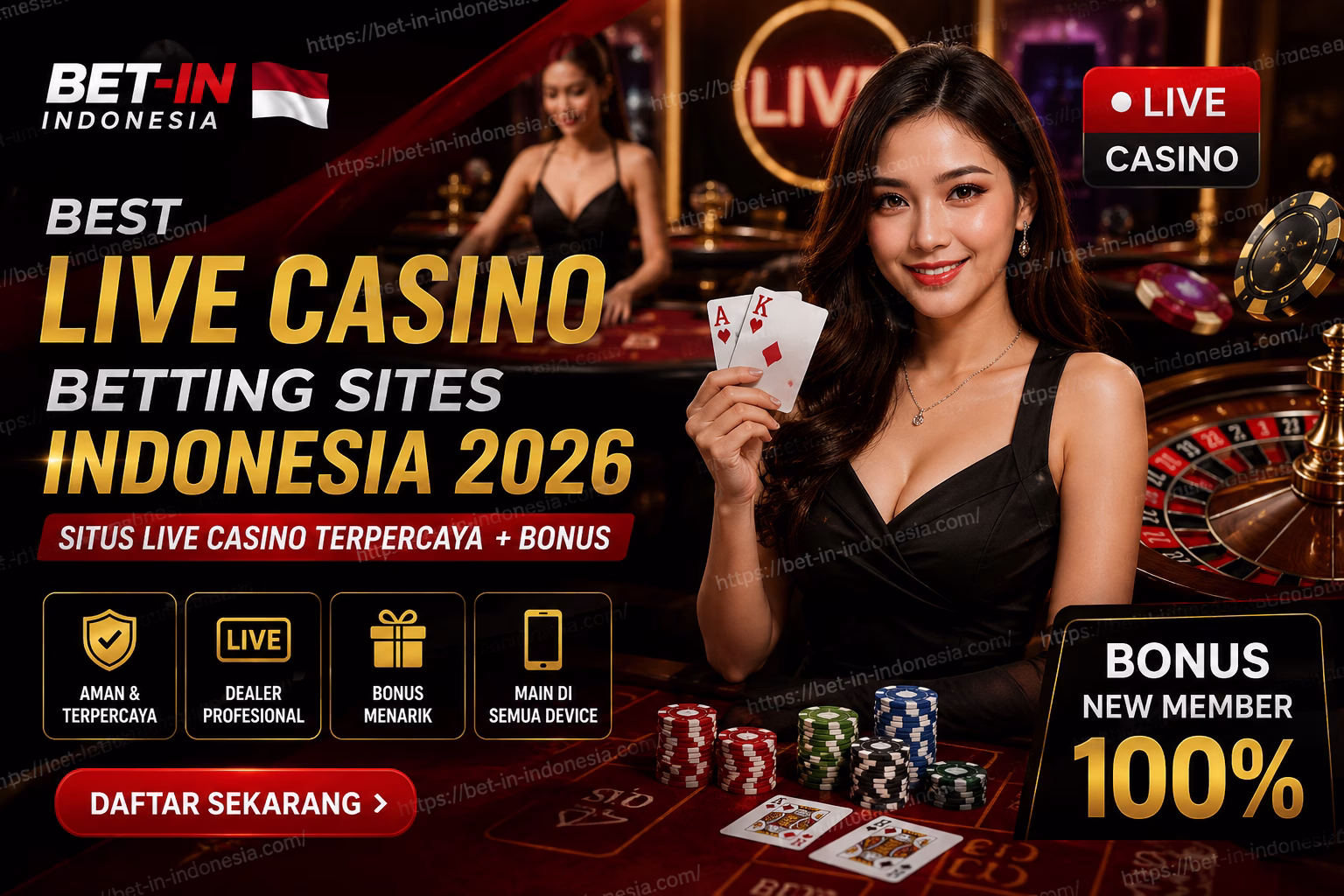 Best Live Casino Betting Sites Indonesia 2026 Situs Live Casino Terpercaya + Bonus