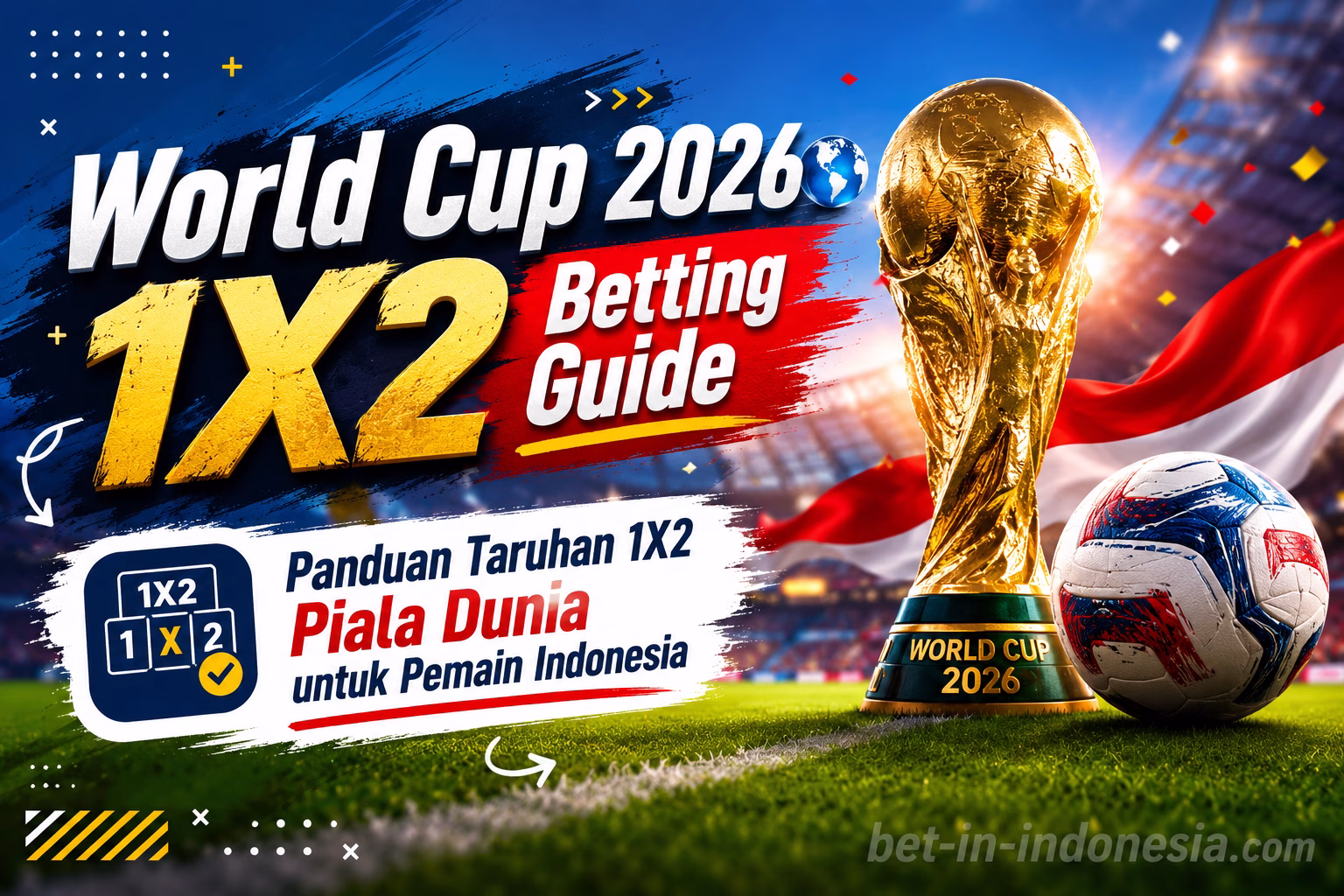 World Cup 2026 1X2 Betting Guide: Strategi Taruhan Piala Dunia untuk Pemain Indonesia